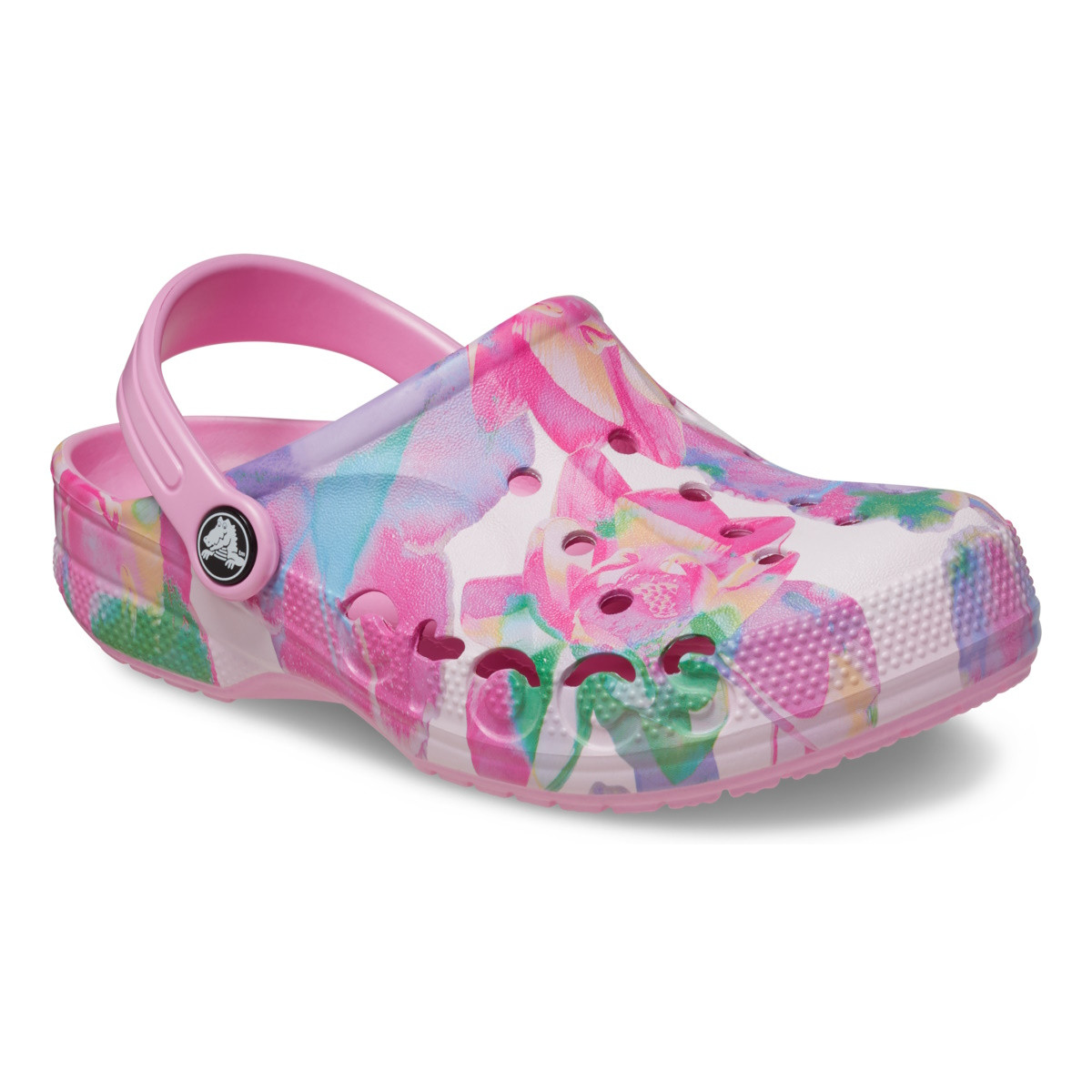 Saboti Crocs Baya Seasonal Printed Clog Kids Roz - Carnation - 1 | YEO