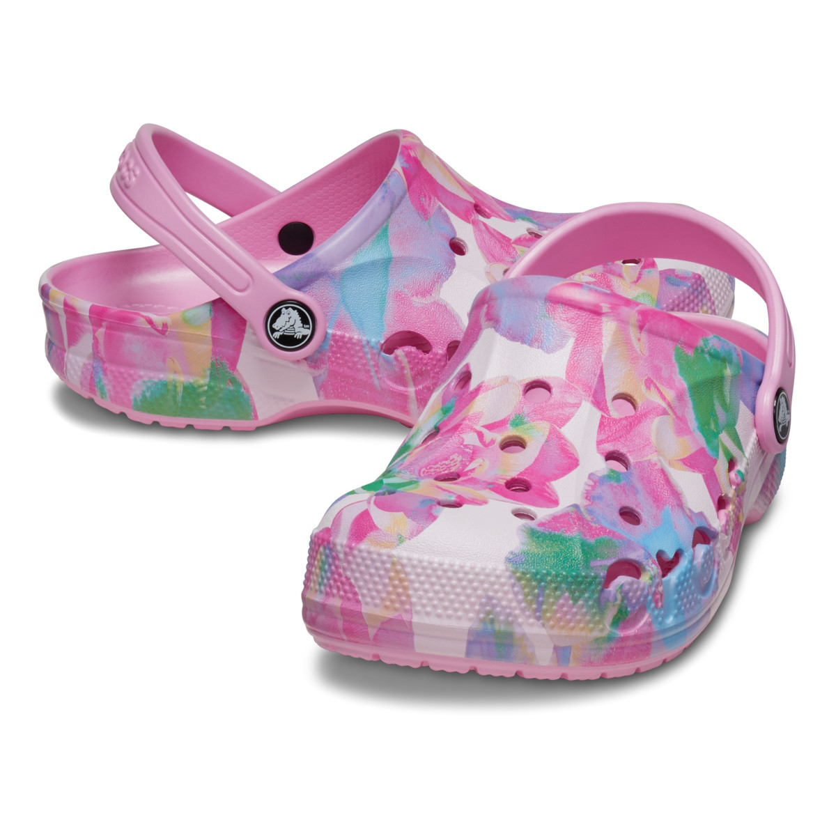 Saboti Crocs Baya Seasonal Printed Clog Kids Roz - Carnation - 3 | YEO