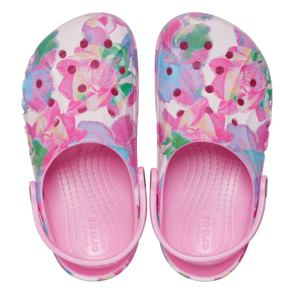 Saboti Crocs Baya Seasonal Printed Clog Kids Roz - Carnation - 4 | YEO