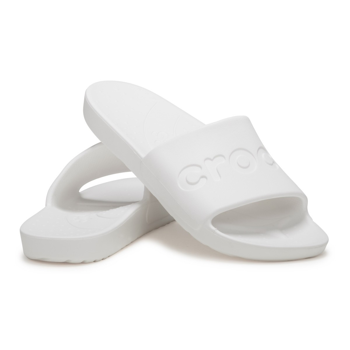 Papuci Crocs Slide Alb - White - 3 | YEO