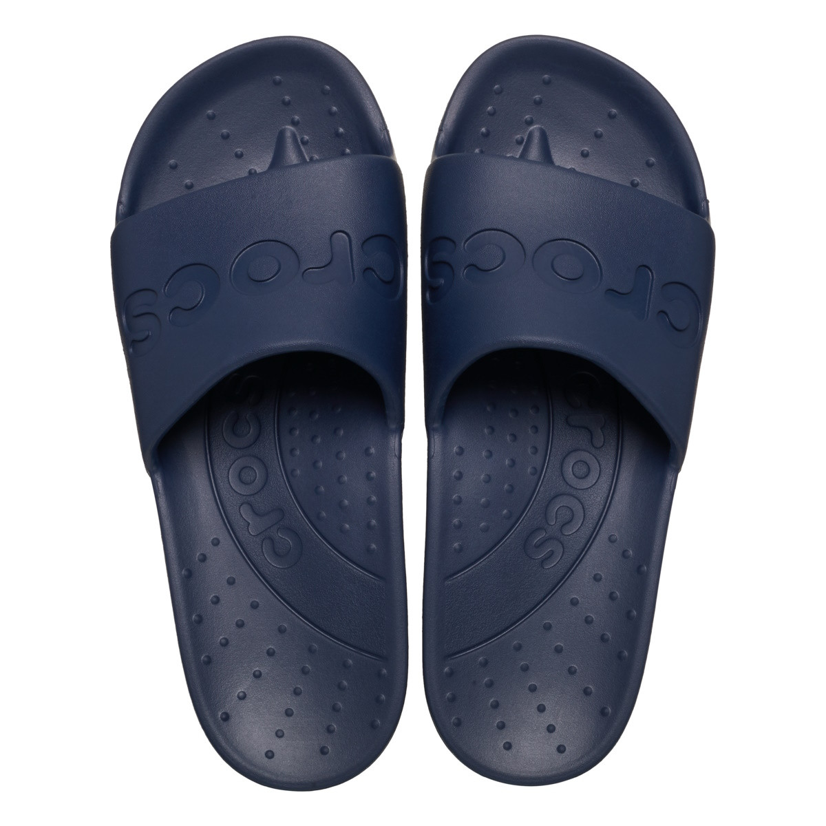 Papuci Crocs Slide Albastru - Navy - 4 | YEO