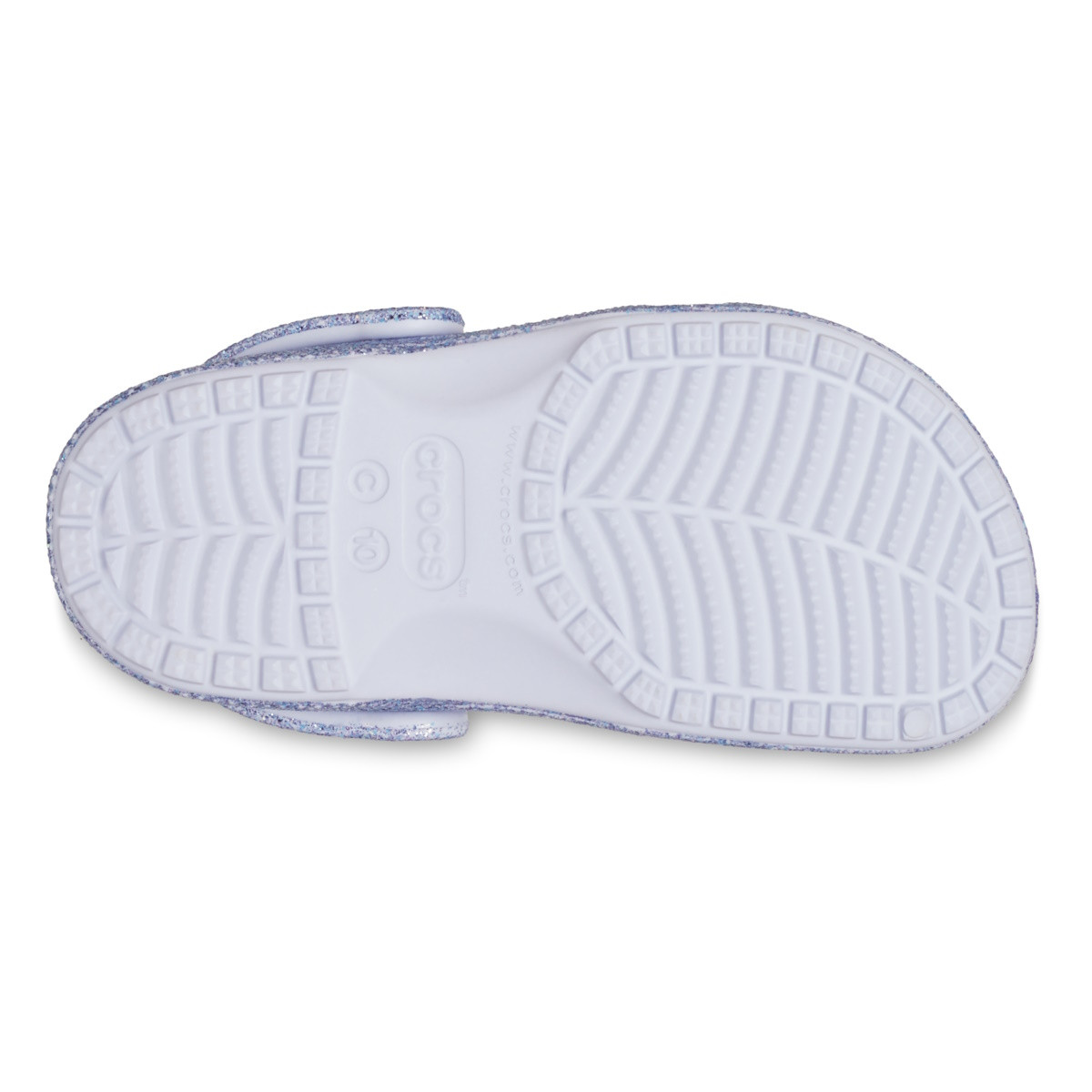 Saboti Crocs Toddler Classic Glitter Clog Mov - Frosted Glitter