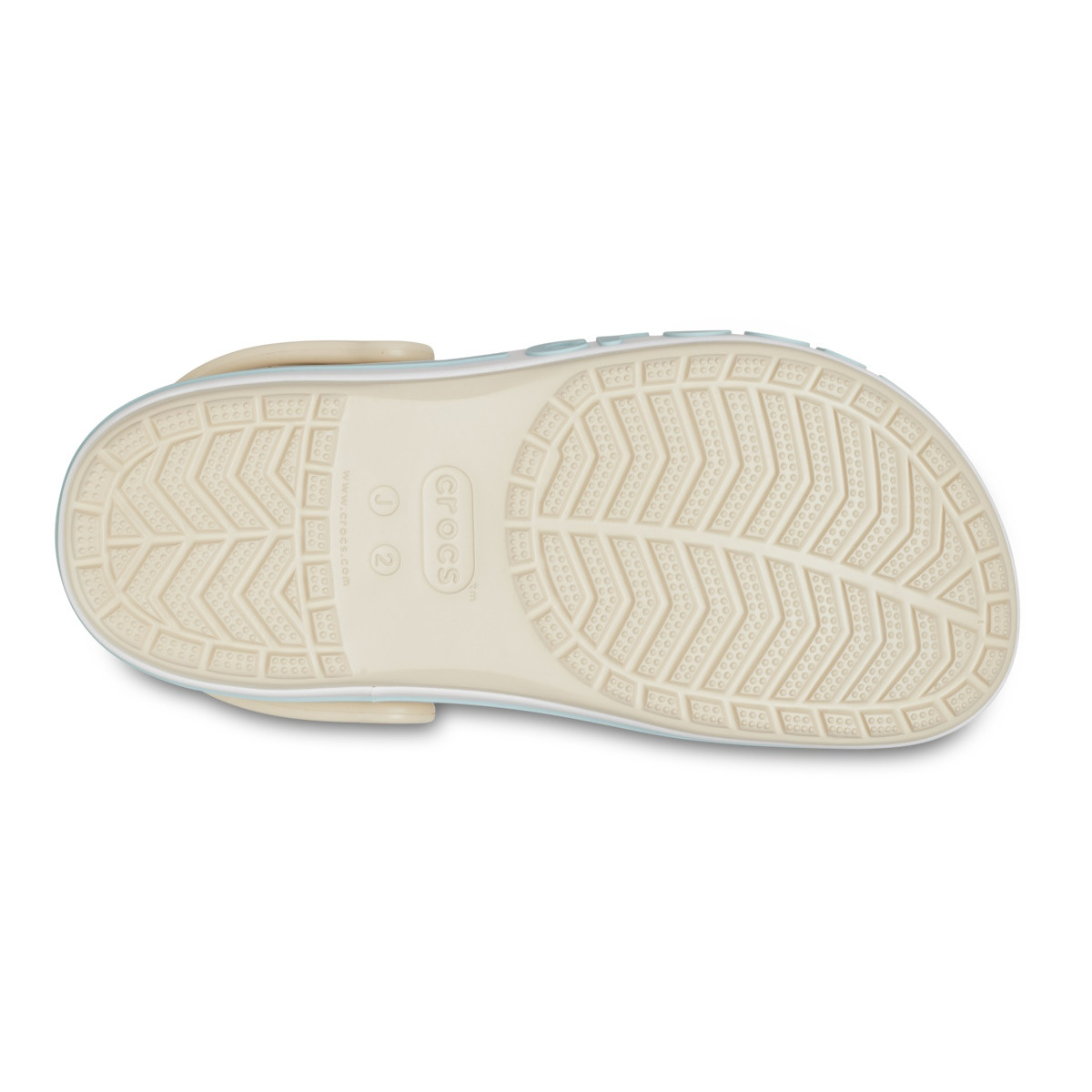 Saboti Crocs Bayaband Clog Kids Bej - Winter/White