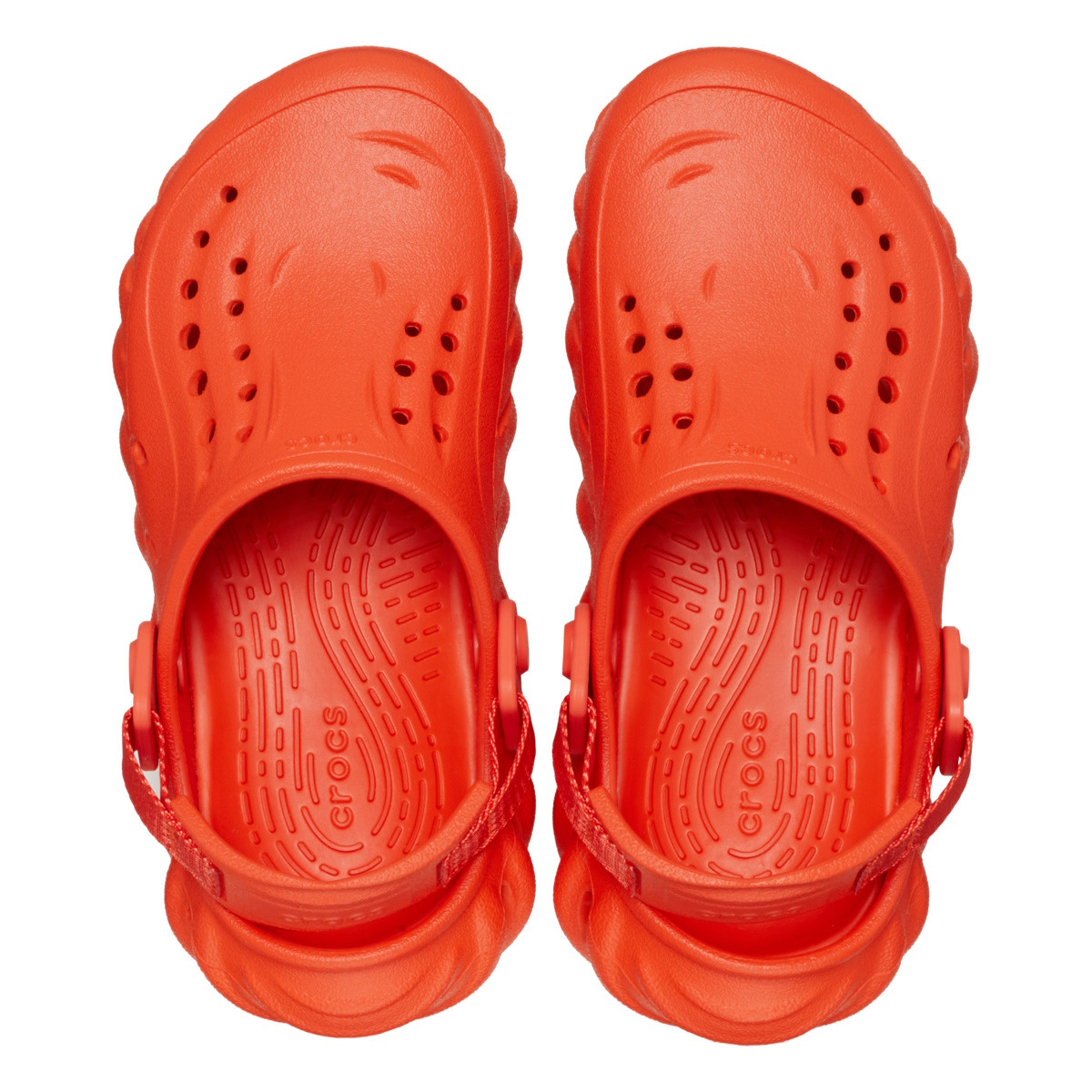 Saboti Crocs Classic Echo Clog Toddler Rosu - Lava - 4 | YEO