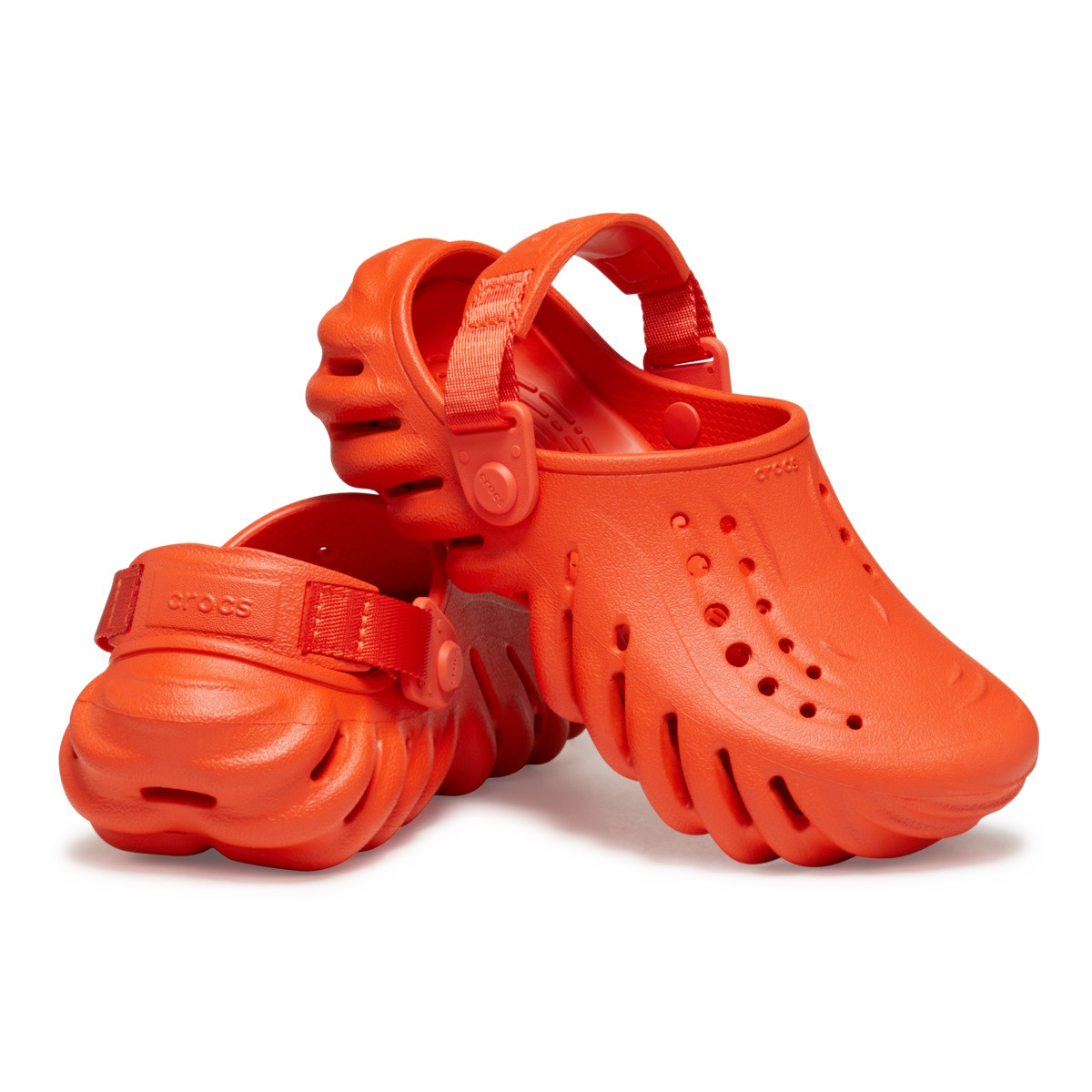 Saboti Crocs Classic Echo Clog Toddler Rosu - Lava - 3 | YEO