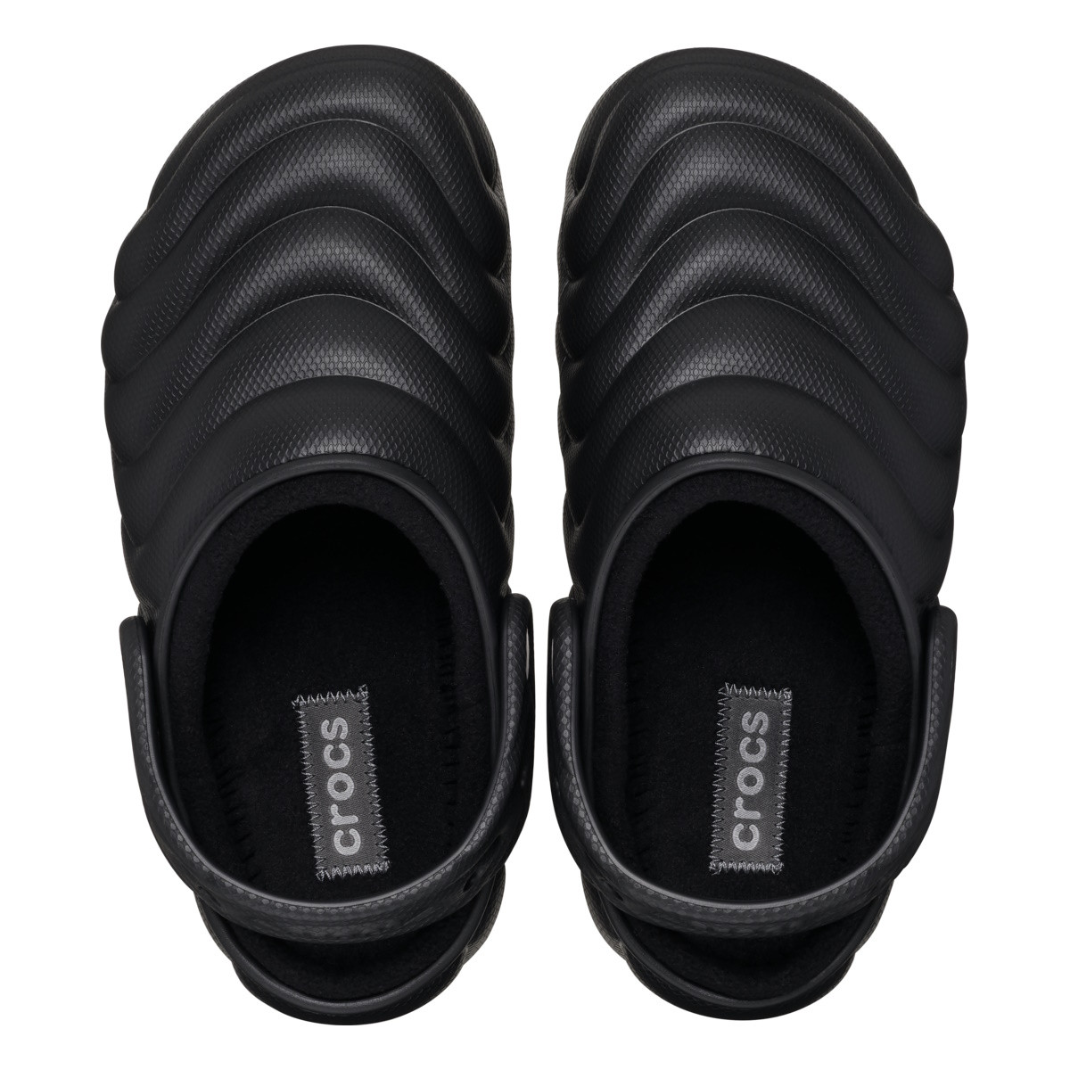 Saboti Crocs Classic Lined Overpuff Clog Negru - Black - 4 | YEO