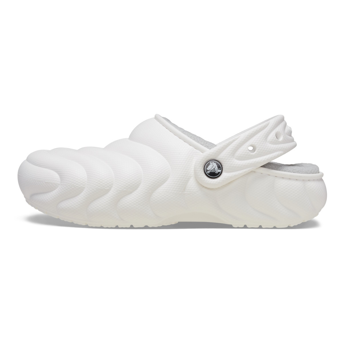 Saboti Crocs Classic Lined Overpuff Clog Alb - White - 2 | YEO