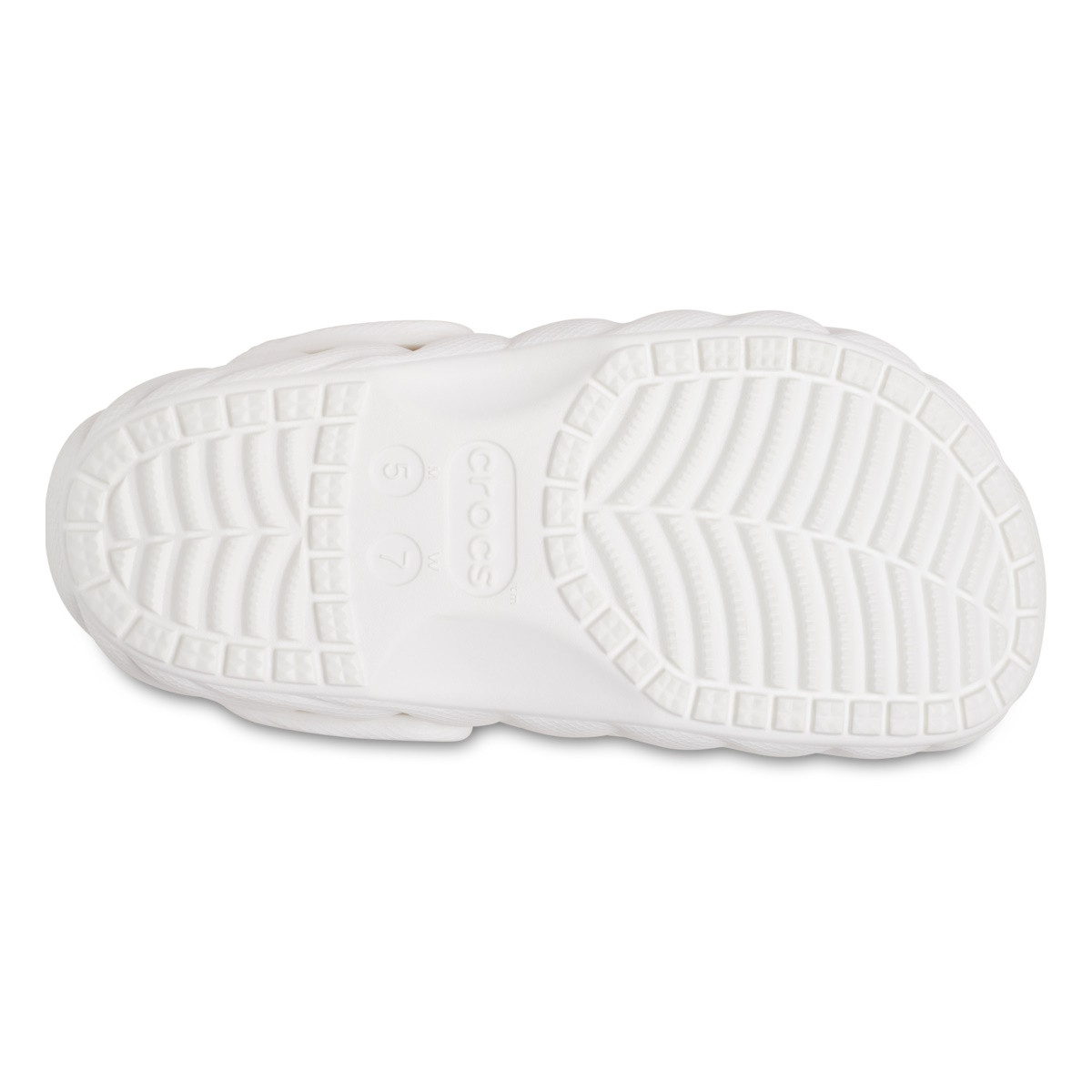 Saboti Crocs Classic Lined Overpuff Clog Alb - White