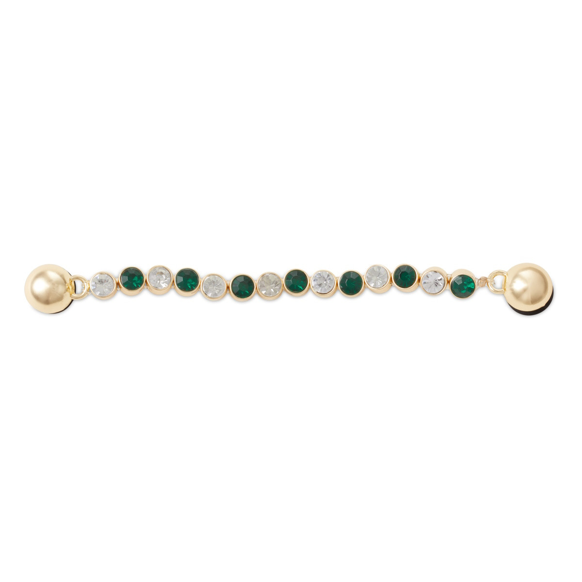 Jibbitz Crocs Emerald and Pearl Chain