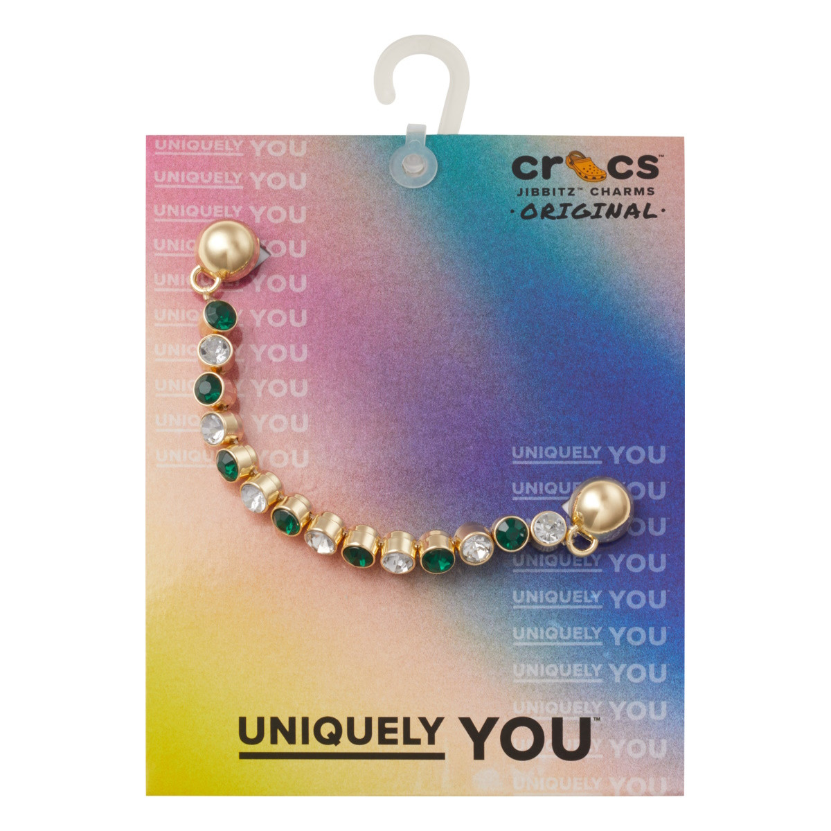 Jibbitz Crocs Emerald and Pearl Chain - 2 | YEO