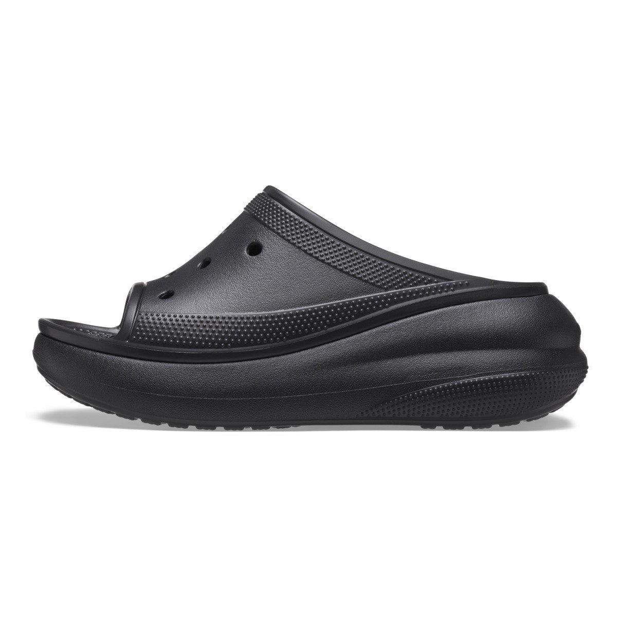Papuci Crocs Classic Crush Slide Negru - Black - 2 | YEO