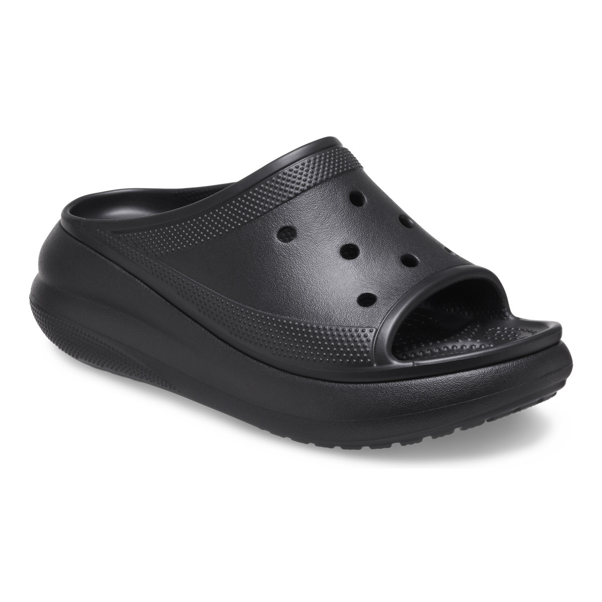 Papuci Crocs Classic Crush Slide Negru - Black - 1 | YEO