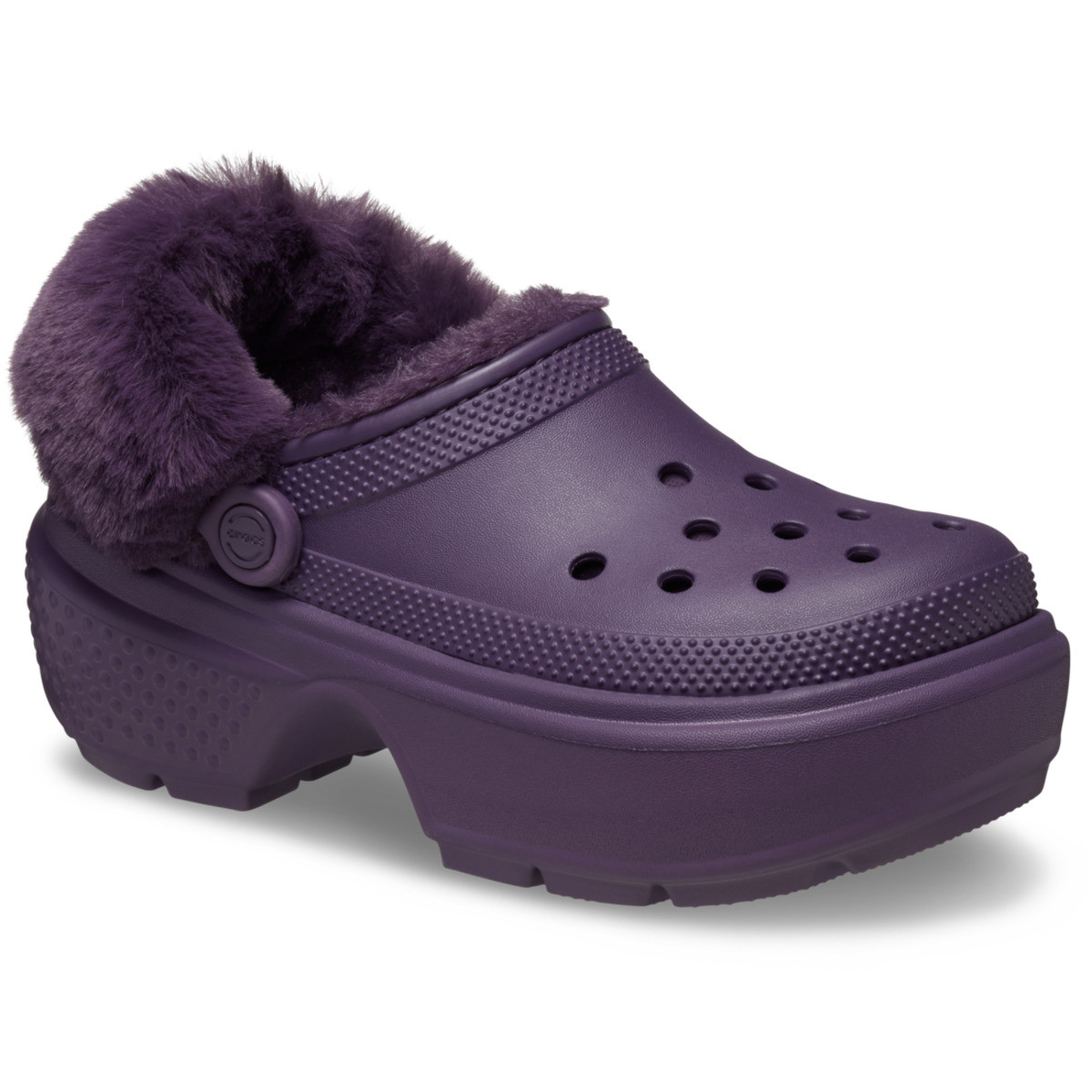 Saboti Crocs Stomp Lined Clog Mov - Dark Iris - 1 | YEO