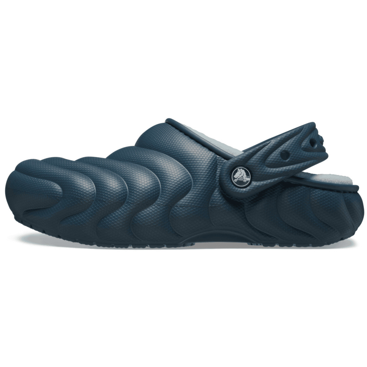 Saboti Crocs Classic Lined Overpuff Clog Albastru - Nightfall - 2 | YEO