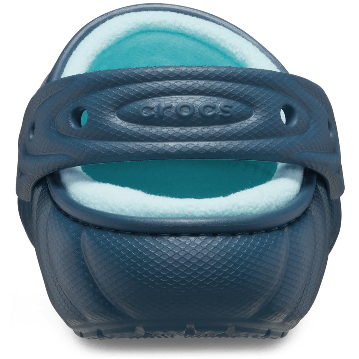Saboti Crocs Classic Lined Overpuff Clog Albastru - Nightfall - 5 | YEO