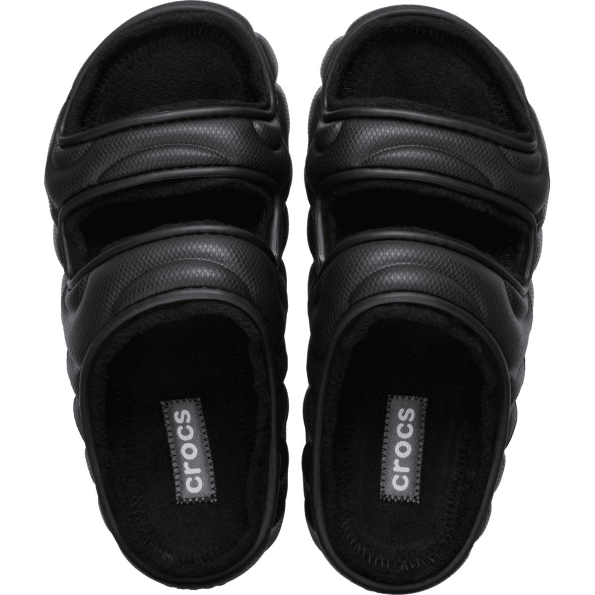 Crocs Classic Cozzzy Overpuff Sandal Negru - Black - 4 | YEO
