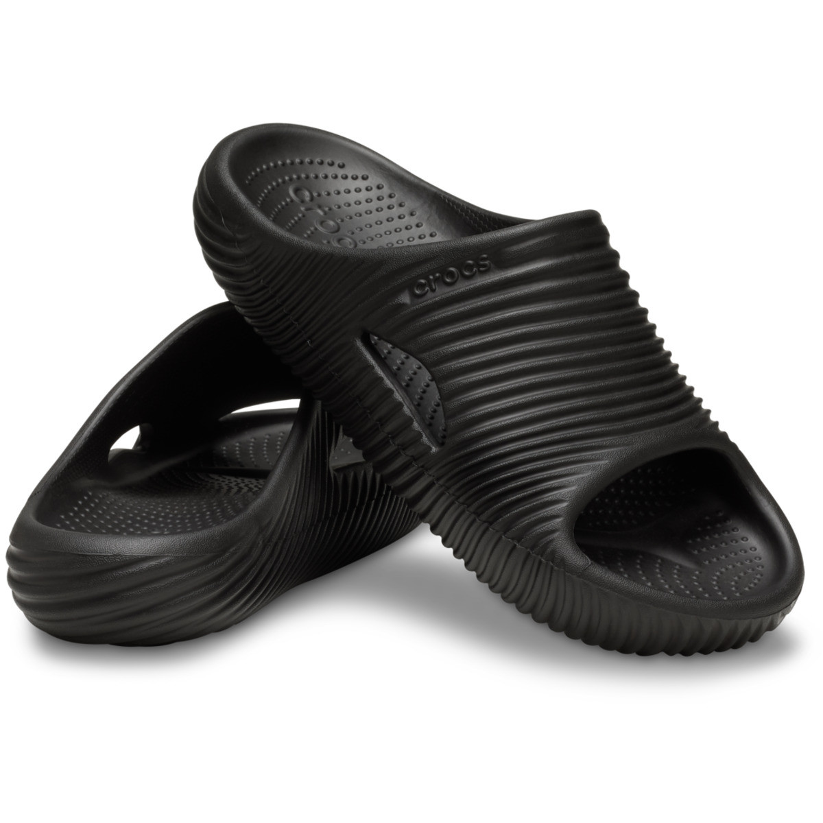 Papuci Crocs Mellow Tide Recovery Slide Negru - Black - 3 | YEO