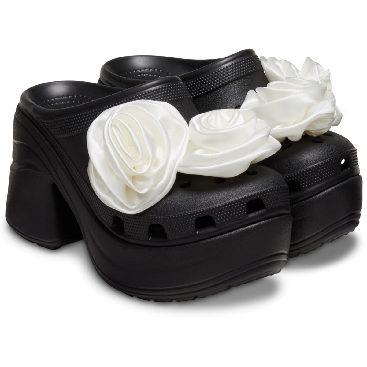 Saboti Crocs Siren Rosette Clog Negru - Black - 3 | YEO