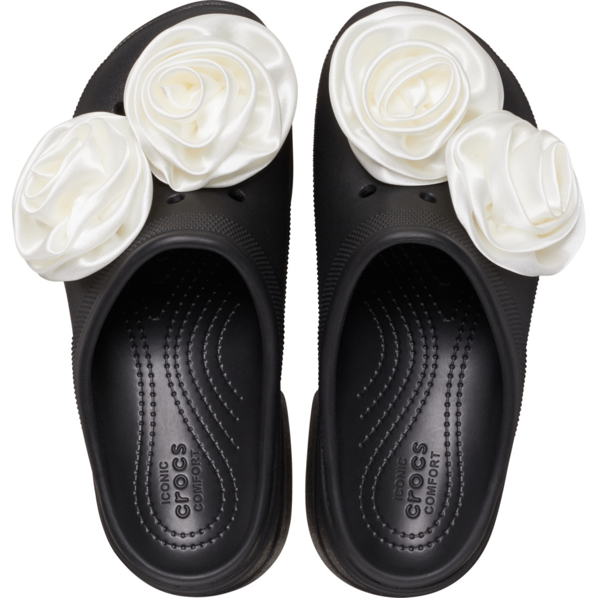 Saboti Crocs Siren Rosette Clog Negru - Black - 4 | YEO