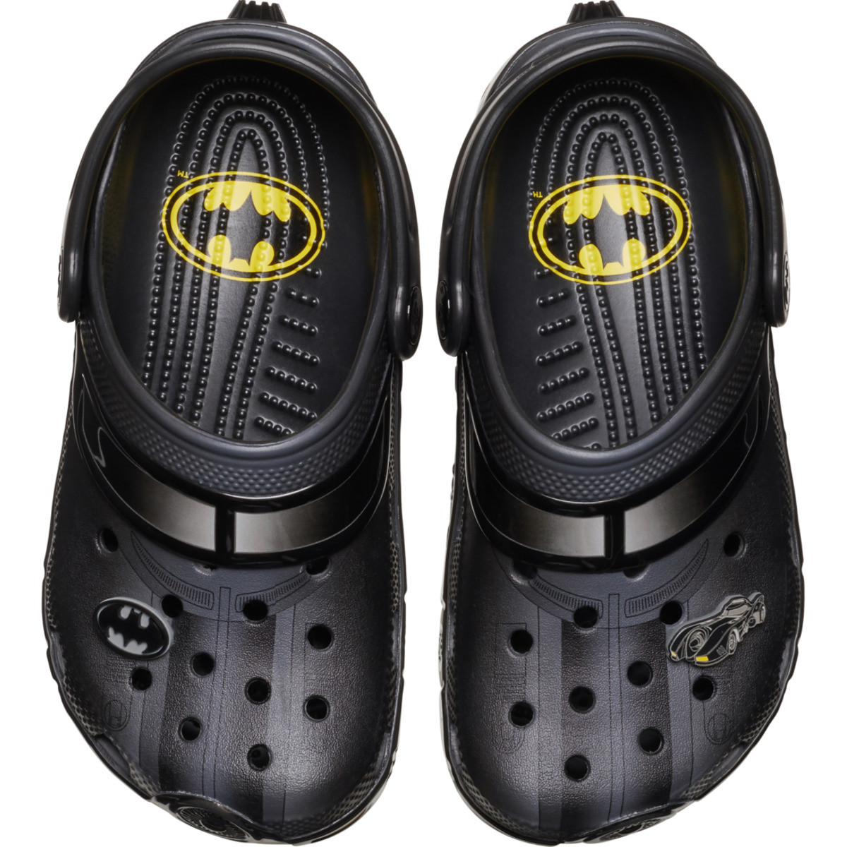 Saboti Crocs Classic Toddler Batman Batmobile Clog Negru - Black - 4 | YEO