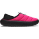 Papuci Crocs Classic Puff Moc Culoare Roz - Dragon Fruit/Multi