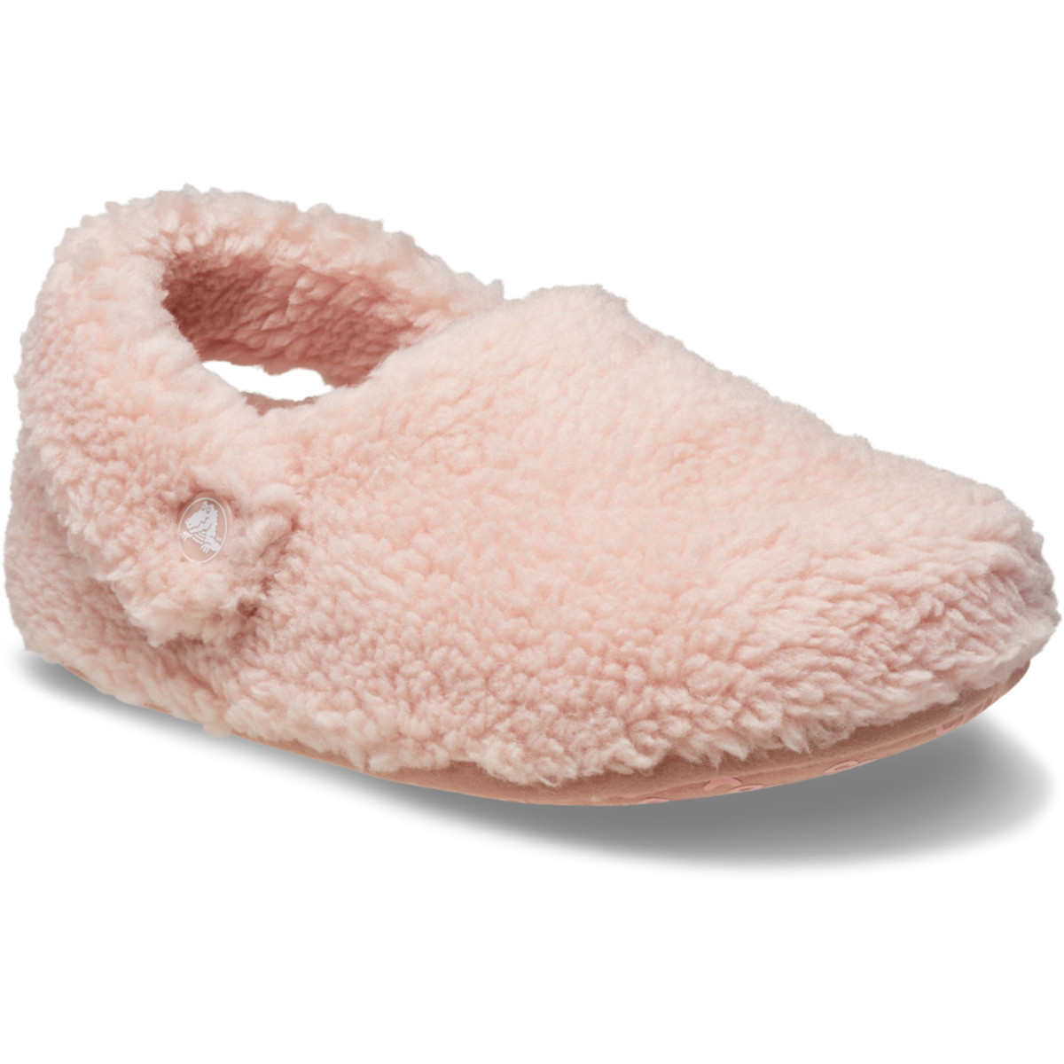 Papuci Crocs Classic Cozzzy Slipper Kids Roz - Pink Clay - 1 | YEO