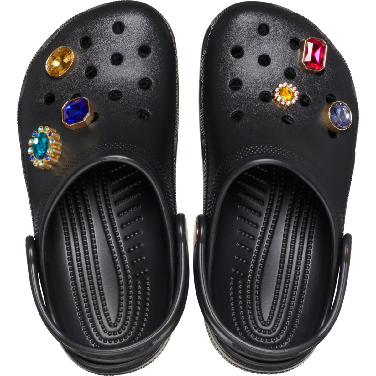 Saboti Crocs Classic Jewel Clog Kids Negru - Black - 4 | YEO