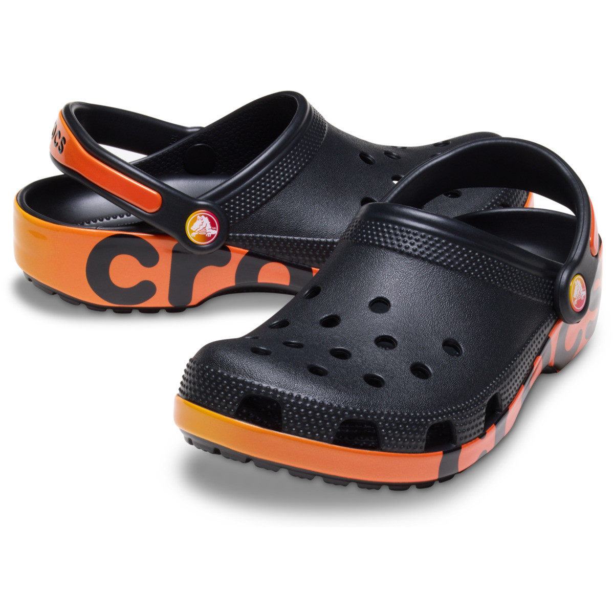 Saboti Crocs Classic Reflector Clog Negru - Black - 3 | YEO