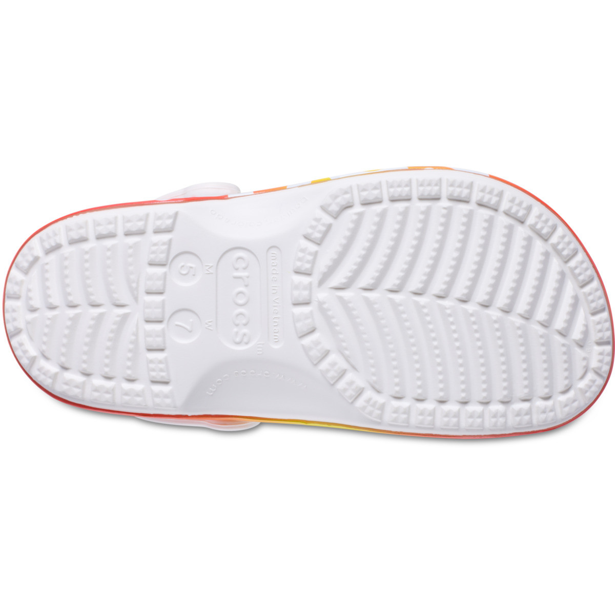 Saboti Crocs Classic Reflector Clog Alb - White