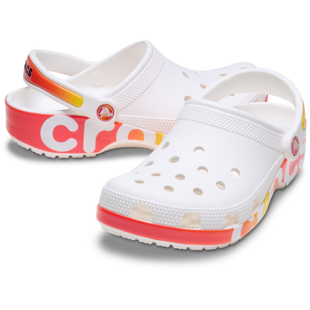 Saboti Crocs Classic Reflector Clog Alb - White - 3 | YEO