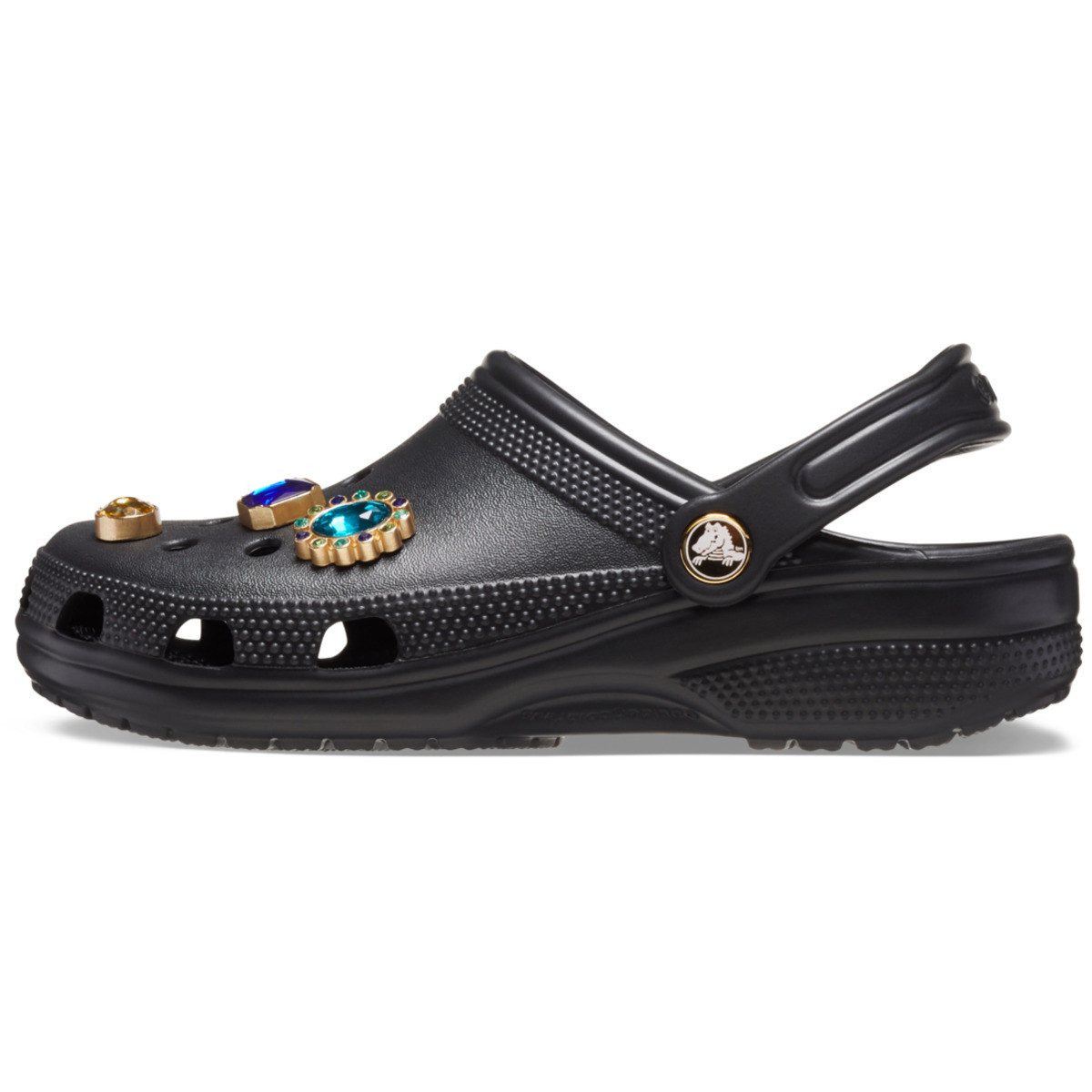Saboti Crocs Classic Jewel Clog Negru - Black - 2 | YEO