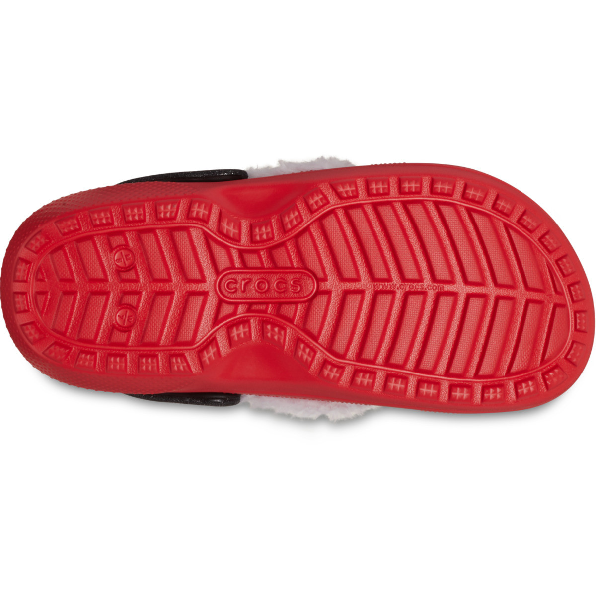 Saboti Crocs Classic Lined Santa Clog Rosu - Varsity Red/Multi