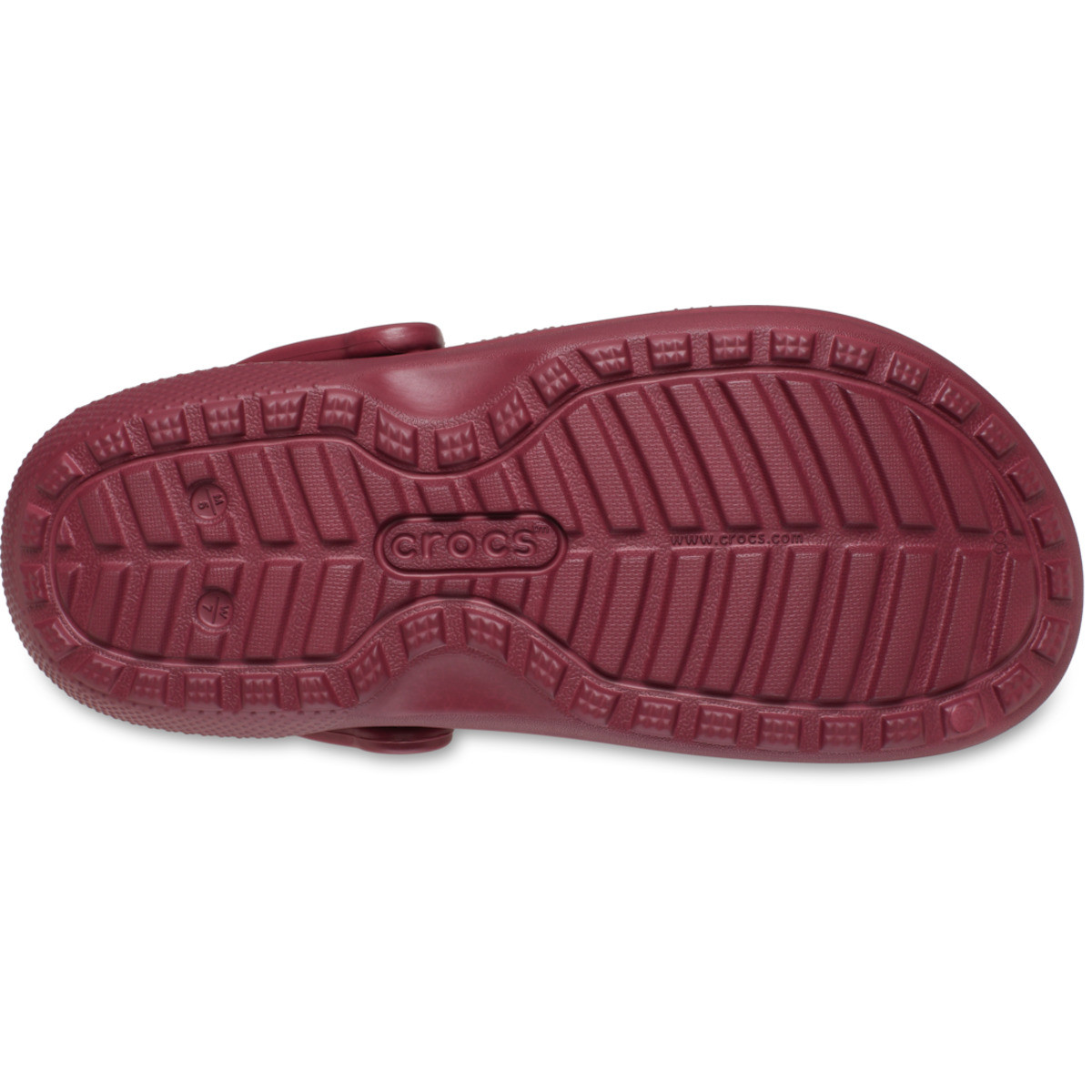 Saboti Crocs Classic Lined Clog Bordo - Beetroot - 6 | YEO