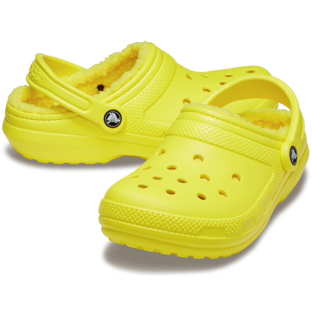 Saboti Crocs Classic Lined Clog Galben - Cyber Yellow - 3 | YEO
