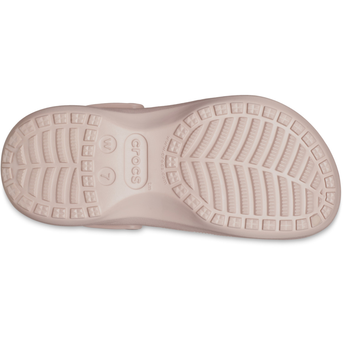 Saboti Crocs Classic Platform Lined Clog Roz - Pink Clay - 5 | YEO