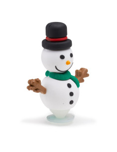 Jibbitz Crocs 3D Snowman Alb - White 2