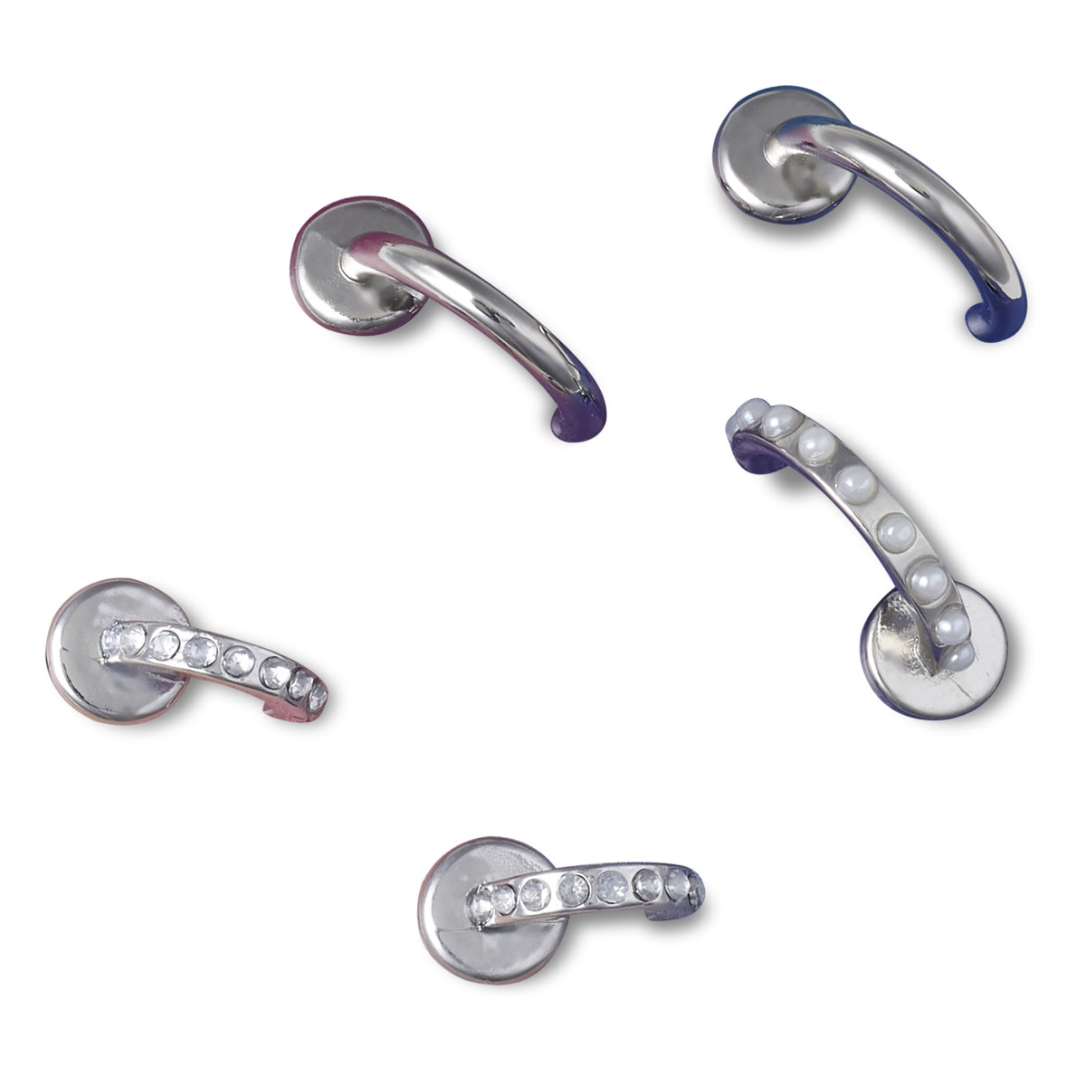 Jibbitz Crocs Silver Ring 5 Pack - 1 | YEO