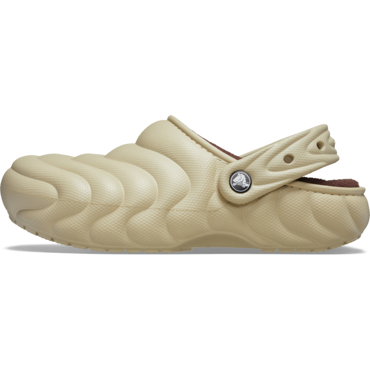 Saboti Crocs Classic Lined Overpuff Clog Bej - Moth - 2 | YEO