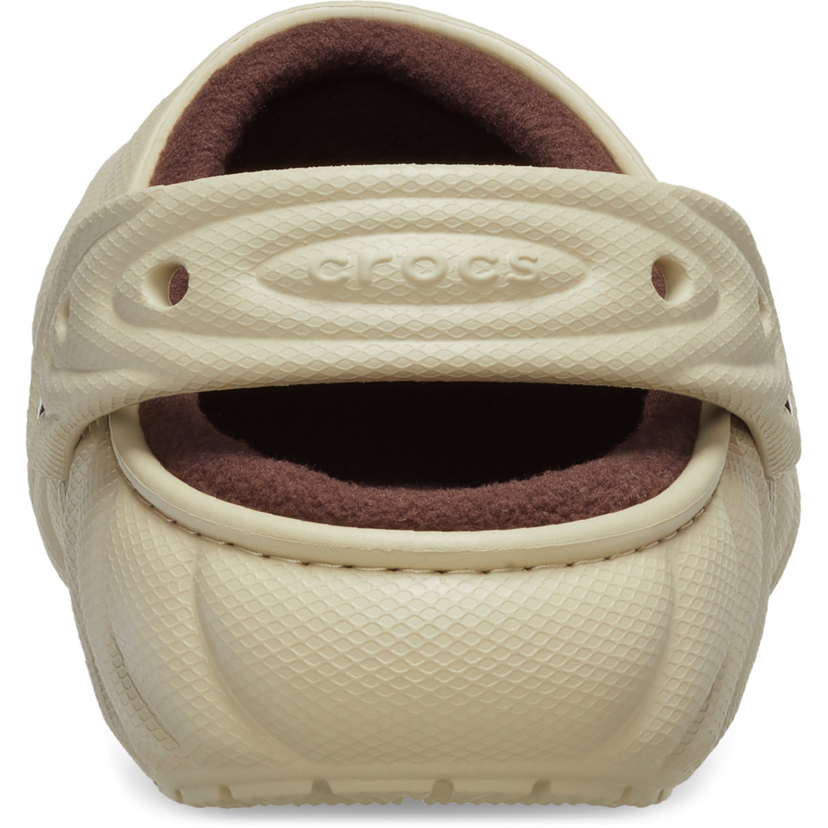 Saboti Crocs Classic Lined Overpuff Clog Bej - Moth - 5 | YEO