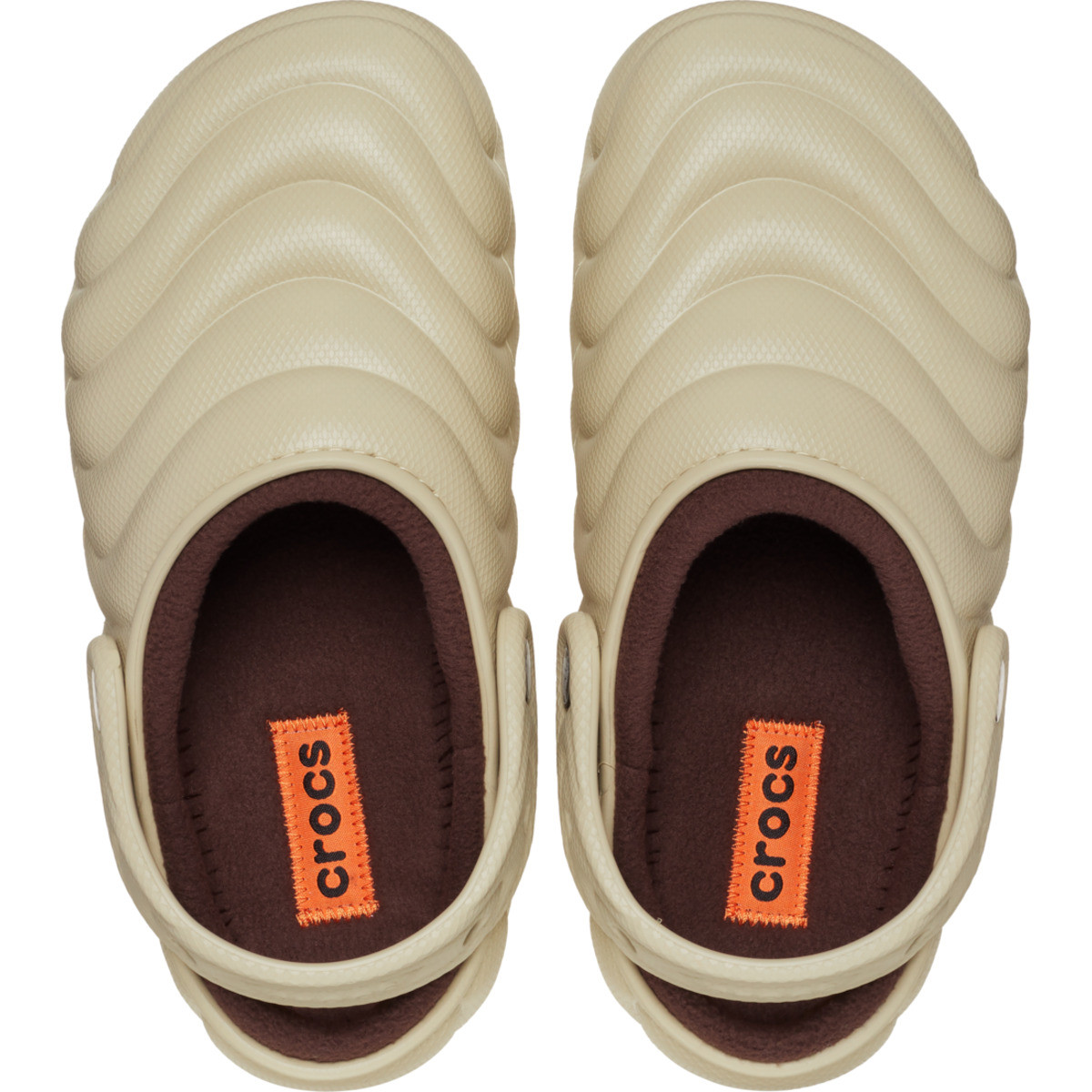 Saboti Crocs Classic Lined Overpuff Clog Bej - Moth - 4 | YEO