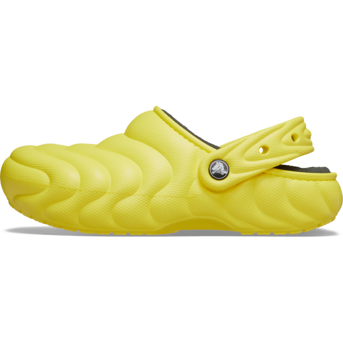 Saboti Crocs Classic Lined Overpuff Clog Galben - Cyber Yellow - 2 | YEO