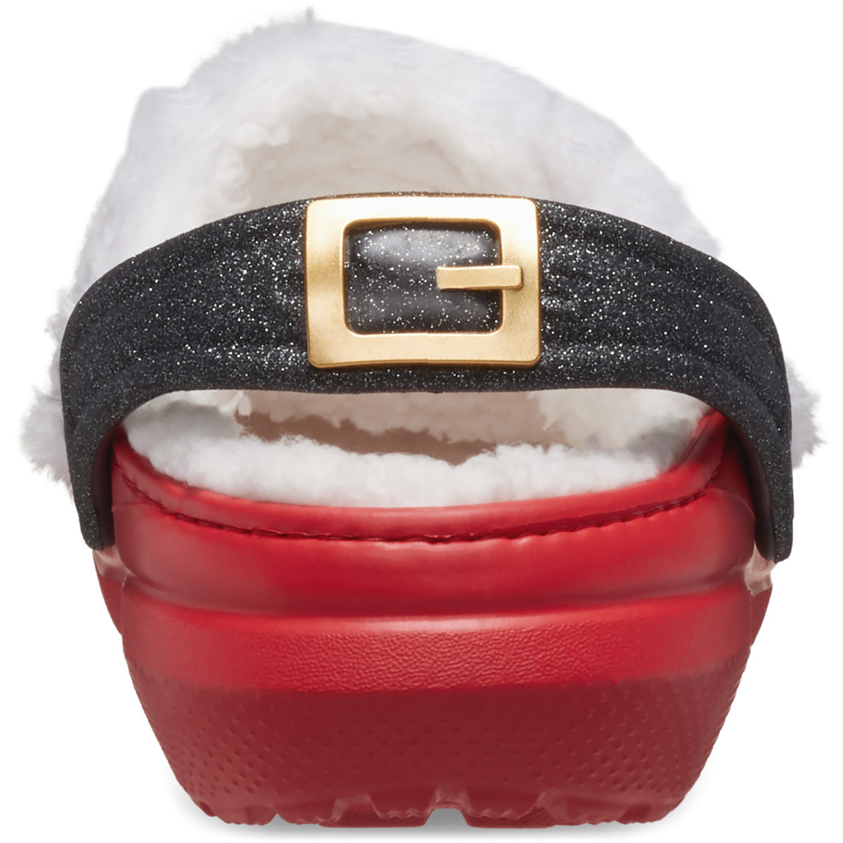 Saboti Crocs Classic Lined Santa Clog Kids Rosu - Varsity Red/Multi - 5 | YEO