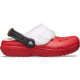 Saboti Crocs Toddler Classic Lined Santa Clog Culoare Rosu - Varsity Red/Multi