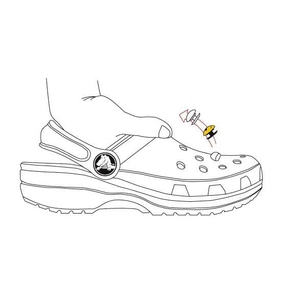 Jibbitz Crocs Gold Fleur De Lis