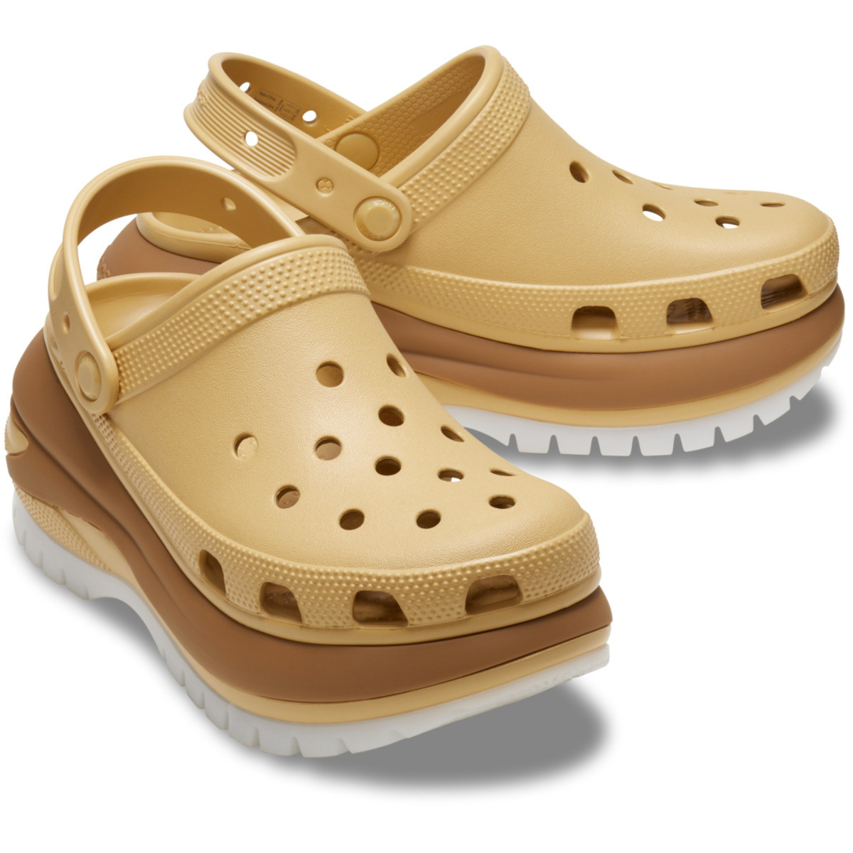 Saboti Crocs Mega Crush Matte Clog Maro - Wheat - 3 | YEO