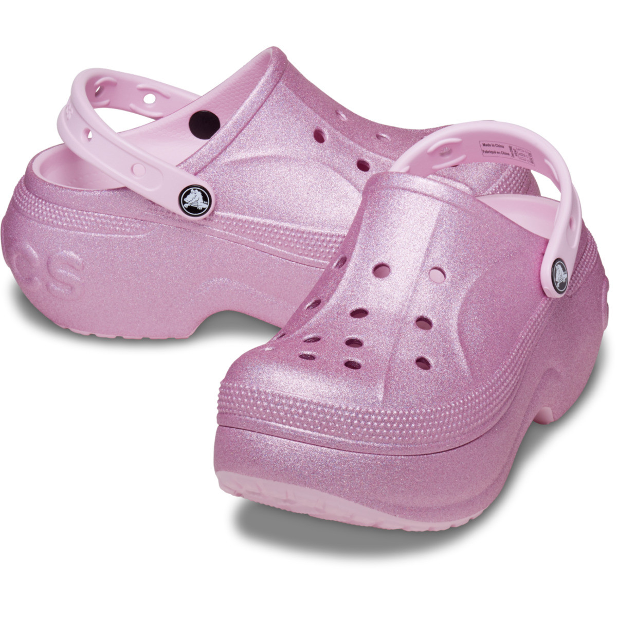 Saboti Crocs Bella Glitter Clog Roz - Ballerina Pink - 3 | YEO