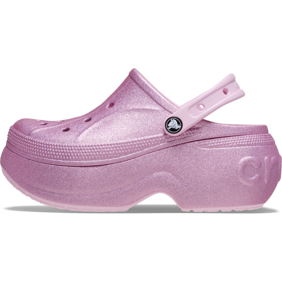 Saboti Crocs Bella Glitter Clog Roz - Ballerina Pink - 2 | YEO