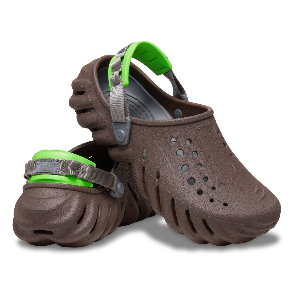 Saboti Crocs Echo Sandstorm Clog Maro - Coffee/Multi - 2 | YEO