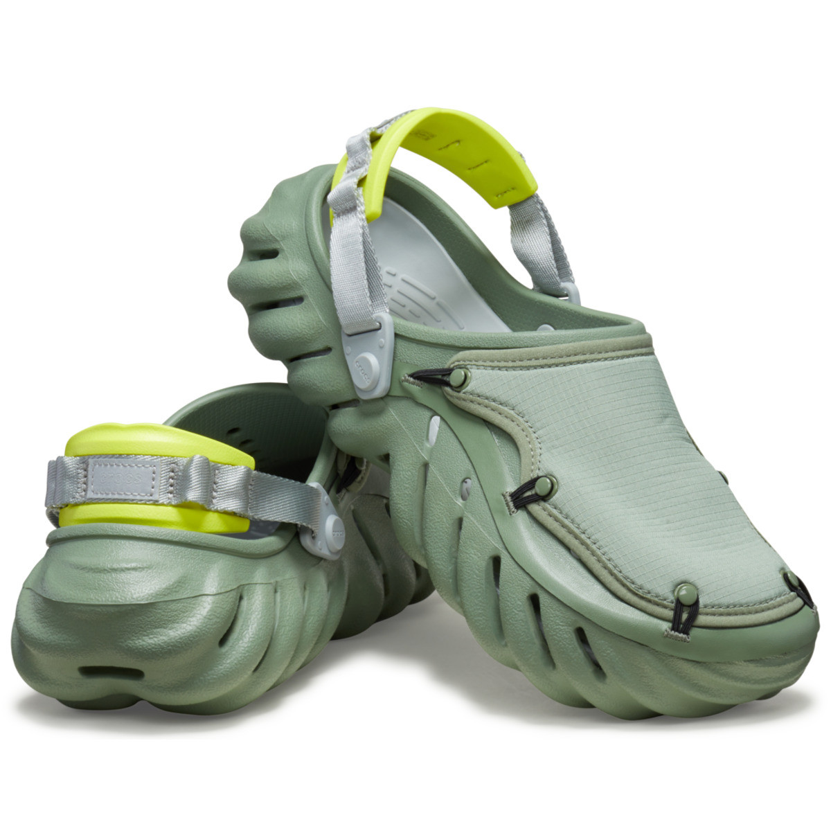 Saboti Crocs Echo Ripstop Clog Verde - Moss/Multi - 3 | YEO