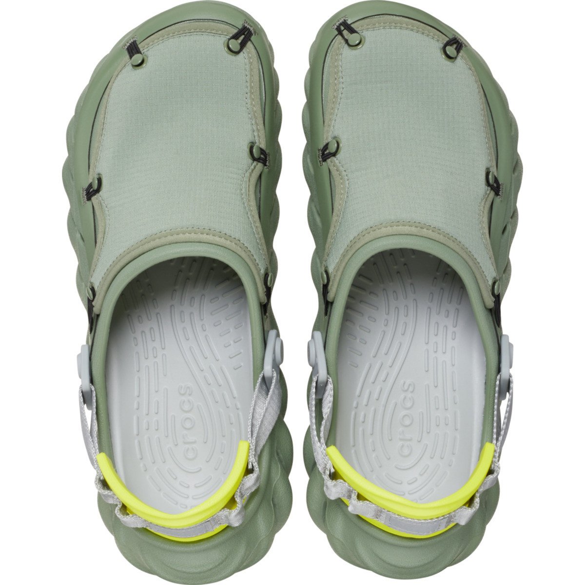 Saboti Crocs Echo Ripstop Clog Verde - Moss/Multi - 4 | YEO